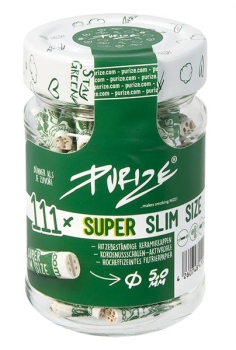 Display  PURIZE Aktivkohlefilter Super Slim ø 5mm 10x 111er Glas